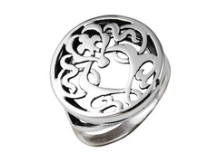 Серебряное кольцо «Арабская ночь» оксидированное